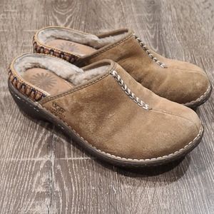 UGG Kohala fur lined mules size 7